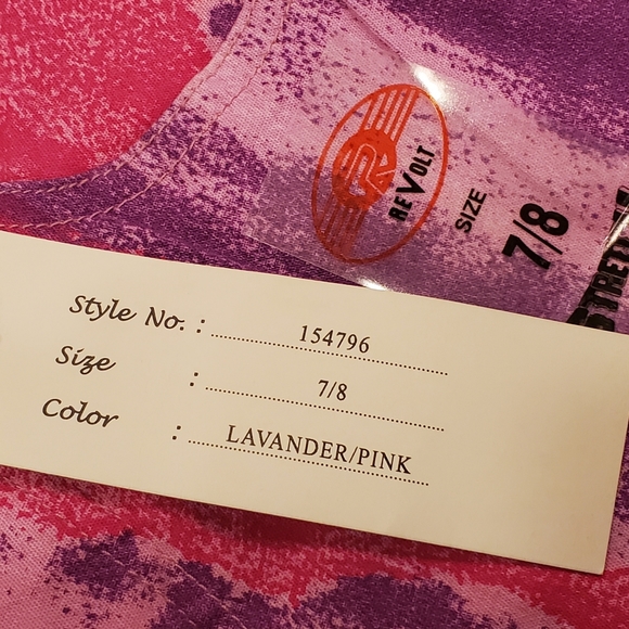 New Revolt Jeans Pink Tie-Dye Bootcut Pants 7/8 - Picture 5 of 5